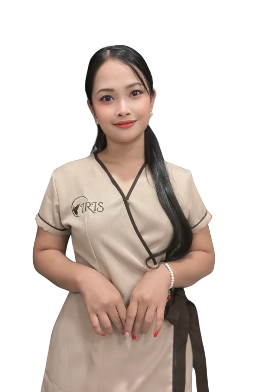 Lucy, a licensed Iris home massage therapist